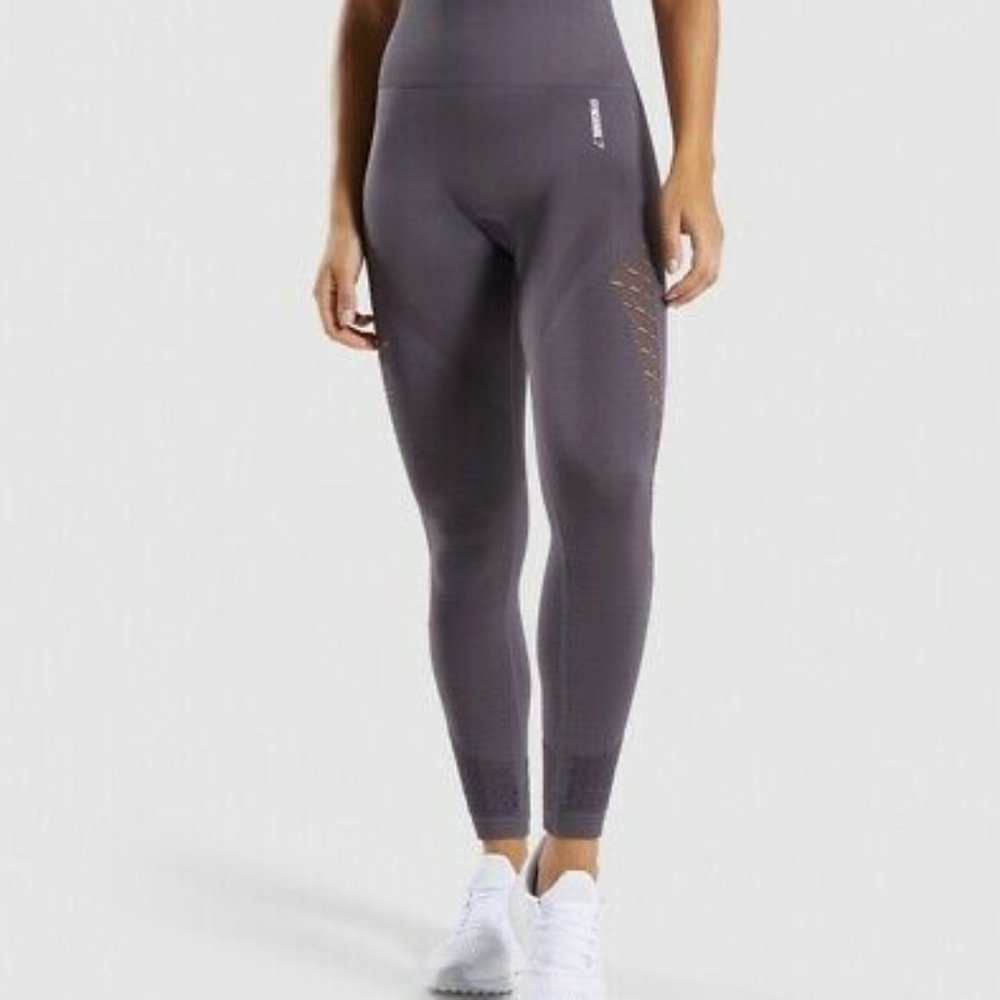 Gymshark Energy Seamless Leggings - Dusty Purple